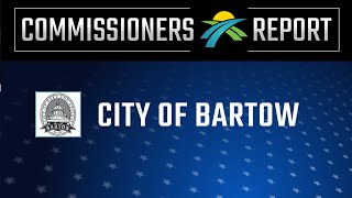 Commissioners Report City of Bartow [upl. by Viafore]