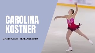 Carolina Kostner Caduta e resilienza ai Campionati Italiani 2010 [upl. by Jacobine]