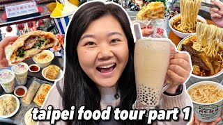 What to Eat in TAIPEI Taiwan Food Tour Part 1 2024 [upl. by Subocaj163]