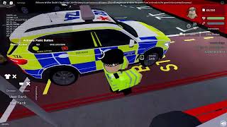 Playing WestBridge as the UK Police  Roblox [upl. by Llerrod]