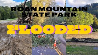 Roan Mountain State Park Tennessee Flooded after Hurricane Helene [upl. by Aklog247]