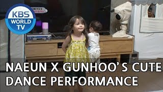 Naeun X Gunhoos cute dance performanceThe Return of Superman20180923 [upl. by Celie]