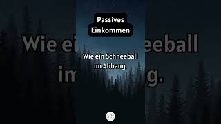 Passives Einkommen  Schneeballeffekt 😲 passiveseinkommen onlinebusiness shortsvideo rendite [upl. by Mines]