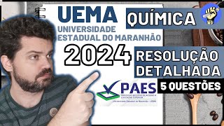 📝Resolução UEMA 2024 – QUÍMICA [upl. by Chappie768]