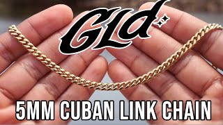 GLDShop 5mm 20in Cuban link Chain [upl. by Brose]