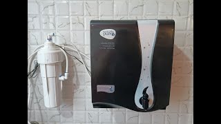 HUL Pureit Advanced Pro Mineral ROUV 6 stage wall mounted counter top black 7L Water Purifier [upl. by Koralie385]