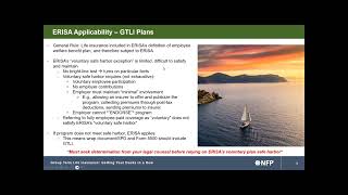 Webinar – Group Term Life Insurance Getting Your Ducks in a Row [upl. by Htrow596]