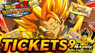 TODOS OS TICKETS DO 9 ANIVERSÁRIO EXPLICADOS Dokkan Battle 9th Anniversary [upl. by Petracca]