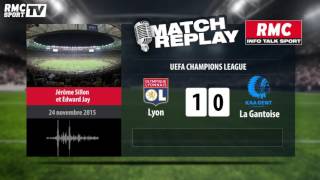 OL La Gantoise 12  le GoalReplay avec le son RMC Sport [upl. by Gine]