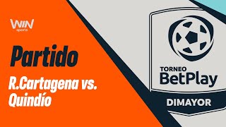 REAL CARTAGENA VS DEPORTES QUINDÍO  TORNEO BETPLAY DIMAYOR 20242  FECHA 8 [upl. by Rodrick]