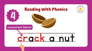 Reading with Phonics for Kindergarten  Lesson 4 phonicsreading [upl. by Yvel433]