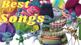 the movie the trolls trolls complete soundtrack troll sing along songs [upl. by Akimrehs]