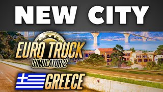 ETS2 Greece  NEW CITY Confirmed 1 of 14 Cities coming in the Next Map DLC [upl. by Konstance]