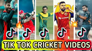 🔥 cricket tik tok video ❤️  2024  ipl trending reels 🔥  ipl tik tok video 🔥  IPL cricket reels [upl. by Eusassilem767]