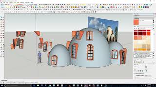 sketchup tutorial  complex modelling [upl. by Pachton537]