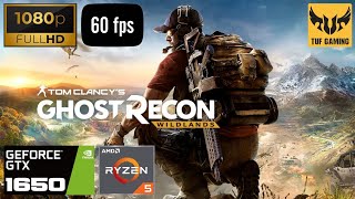 Ghost Recon Wildlands Gameplay GTX 1650 Ryzen 5 3550H Very High Settings 1080p [upl. by Nnaid940]