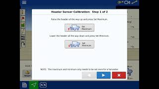 How to set Header Height Calibration on an Ag Leader InCommand 1200 [upl. by Noiraa551]