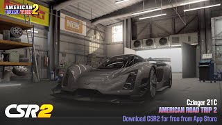 CSR2  Czinger 21C manual launch  tune amp shift  6669 [upl. by Pachston342]