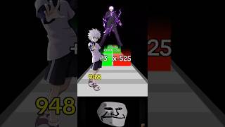 Gojo vs Killua jujutsukaisen trollface shorts [upl. by Ulund679]