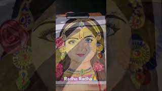 Radha Rani painting 🔶🔸🔶🔸🔶🔸 [upl. by Annahpos]