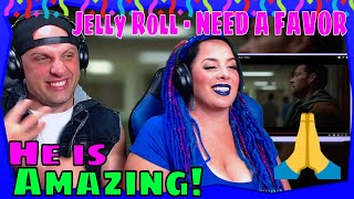 Jelly Roll  NEED A FAVOR Official Music Video THE WOLF HUNTERZ REACTIONS [upl. by Woody532]