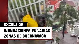 Cuernavaca amanece con inundaciones en varias zonas de la ciudad [upl. by Yerffoj]