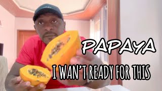 EATING ORGANIC PAPAYA SEEDS FOR THE VERY FIRST TIME I WASN’T READY FOR THIS LOLtravelvlogsafrica [upl. by Wendalyn998]