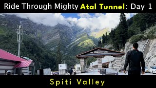 Day 1  Spiti Valley  The Thrilling Ride from Manali to Sissu  Sep 2024  With Rock N Roll Riders [upl. by Yelac]