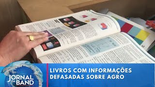 Estudo revela defasagem de informações sobre o agro em livros escolares  Jornal da Band [upl. by Anoerb362]