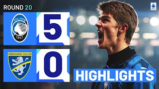 ATALANTAFROSINONE 50  HIGHLIGHTS  La Dea dominate goalfest in Bergamo  Serie A 202324 [upl. by Eylsel737]