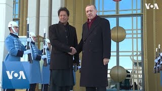 Pakistans Imran Khan Meets with Turkeys Erdogan [upl. by Idnil626]