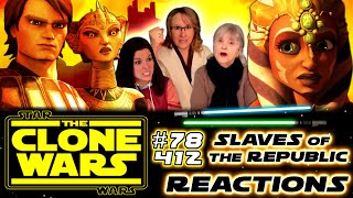 The Clone Wars 4x12  Slaves of the Republic  AKIMA Reactions [upl. by Irod]