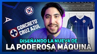 ¡MUCHAS CRUCES DISEÑANDO la nueva jersey de Cruz Azul [upl. by Yllime111]