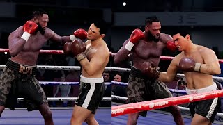 Rocky Marciano vs Deontay Wilder  No Mas  Undisputed Boxing Game Online Fight [upl. by Bondie676]