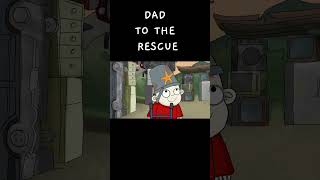 Dad to the Rescue Happy Fathers Day cartoons fathersday davespud [upl. by Eeuqram795]