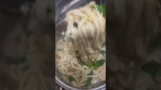 Udon soup cooking delicious food noodlesoup [upl. by Ysset]