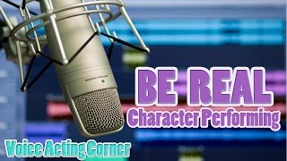 Voice Acting Corner  quotHow to Sound Realquot [upl. by Chamberlin865]