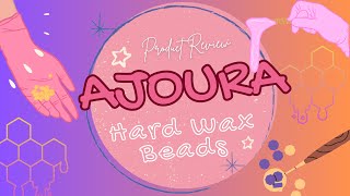 WAXING AT HOME 🏠  AJOURA Hard Wax Beads  Product Review  AMAZON [upl. by Valentin]