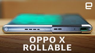 Oppo X 2021 rollable phone handson [upl. by Aniret]