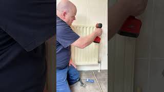 How To Repair a radiator central heating not getting warm how to bleed a radiator when snapped [upl. by Quintie]