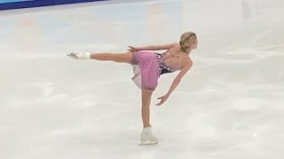 Алена Косторная Александра Трусова  разминка перед ПП 21112020 ISU Grand Prix Rostelecom Cup [upl. by Handbook]