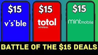 Visible Total Wireless Mint Mobile  Which 15mo deal is better [upl. by Iong337]