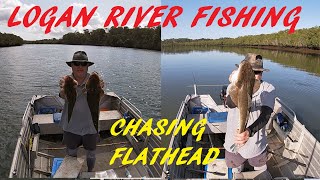 LOGAN RIVER FISHING CHASING FLATHEAD 10TH AUG 2024 [upl. by Duleba]