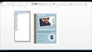 How To Personalise Party Invitations Using Mail Merge [upl. by Siaht]