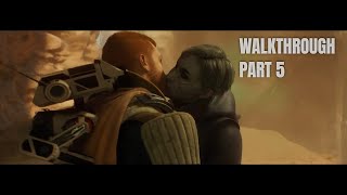 Star Wars Jedi Survivor PC Walkthrough Gameplay Part 5 FULL GAME [upl. by Nirrad568]