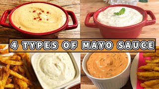 4 Amazing Mayo Dips amp Sauces  Mix It Dip It Love It  Easy DIY Dipping Sauces [upl. by Aenea]