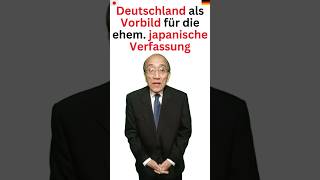 Deutschland als Vorbild für die ehemalige japanische Verfassung In der MeijiRestauration shorts [upl. by Ytomit]