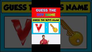 guess the boy name by emojishorts guessinggame [upl. by Leclair]