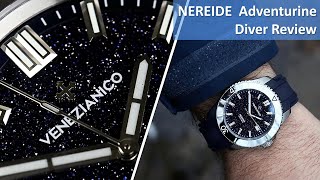 VENEZIANICO Nereide Avventurina  Awesome Adventurine Dial Diver [upl. by Pozzy]