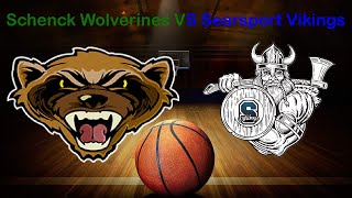 Schenck Wolverines VS Searsport Vikings Schenck High School Basketball Season 20232024 [upl. by Allak]